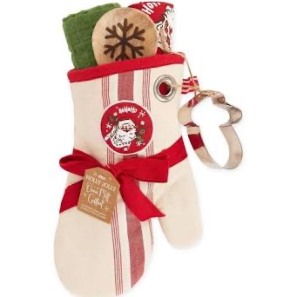 DII Jolly Santa Kitchen Gift Set-NWT